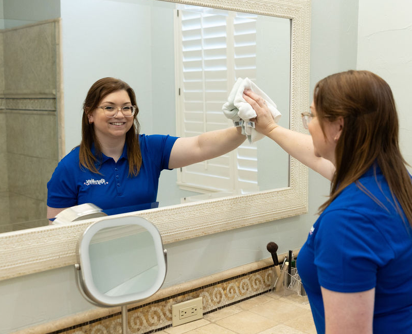 Rag Mops Cleaning Service aims to be the best maid service through our quality house cleaning and exceptional customer service. With our centralized location in Lewisville, we're able to provide residential cleaning services to Lewisville, Highland Village, Lantana, Double Oak, Copper Canyon, Corinth, Lake Dallas, and Hickory Creek.