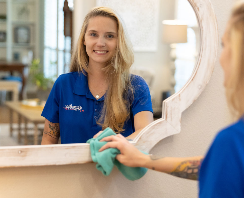 Rag Mops Cleaning Service aims to be the best maid service through our quality house cleaning and exceptional customer service. With our centralized location in Lewisville, we're able to provide residential cleaning services to Lewisville, Highland Village, Lantana, Double Oak, Copper Canyon, Corinth, Lake Dallas, and Hickory Creek.